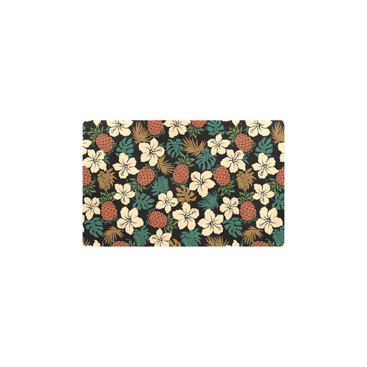 Hawaiian Themed Pattern Print Design H08 Kitchen Mat