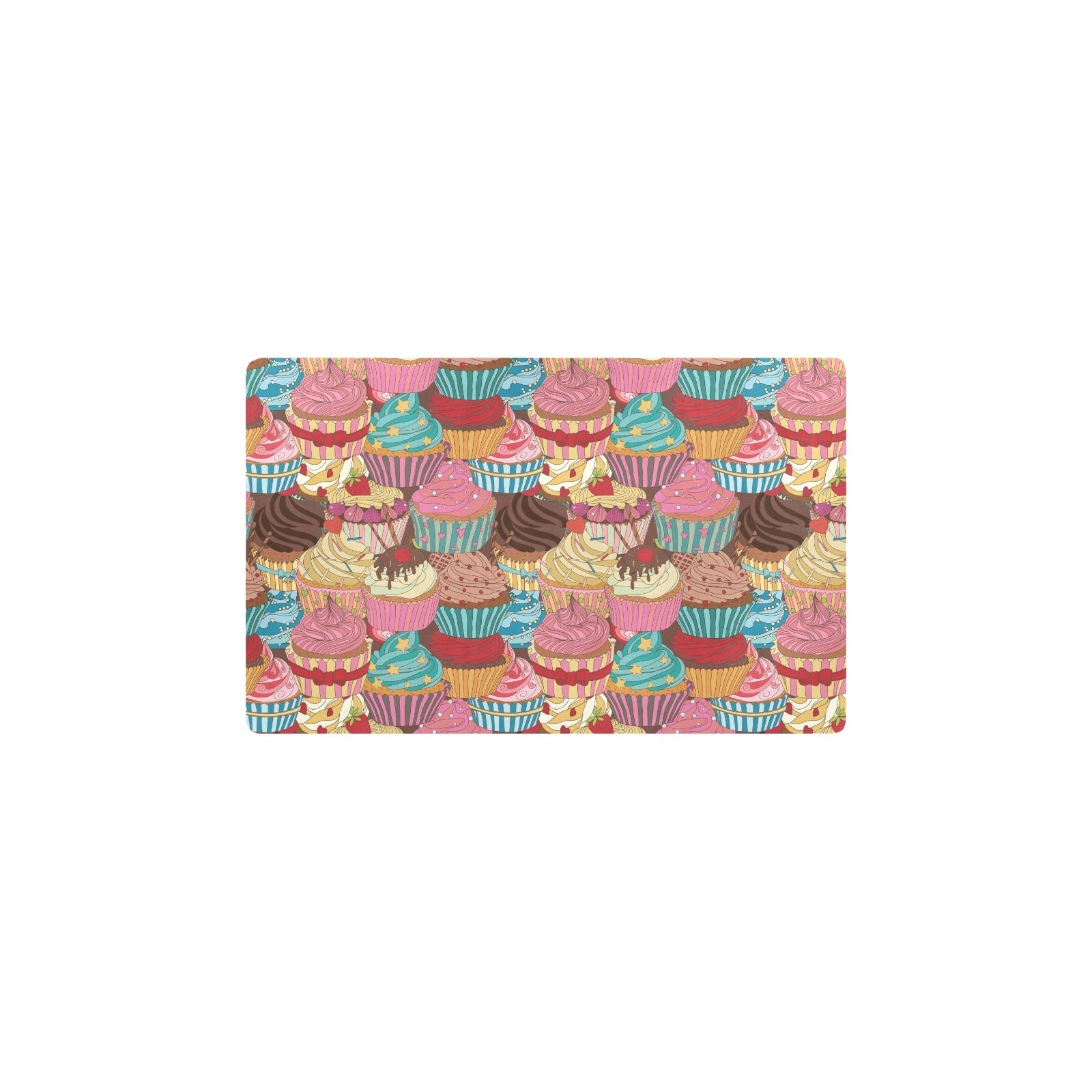 Cupcake Pattern Print Design CP01 Kitchen Mat