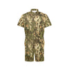 Camo Realistic Tree Texture Print Men's Romper