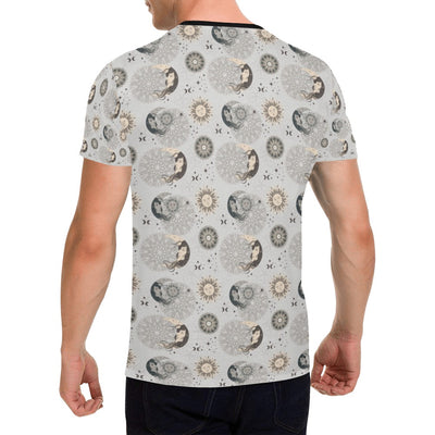 Sun Moon Print Design LKS302 Men's All Over Print T-shirt