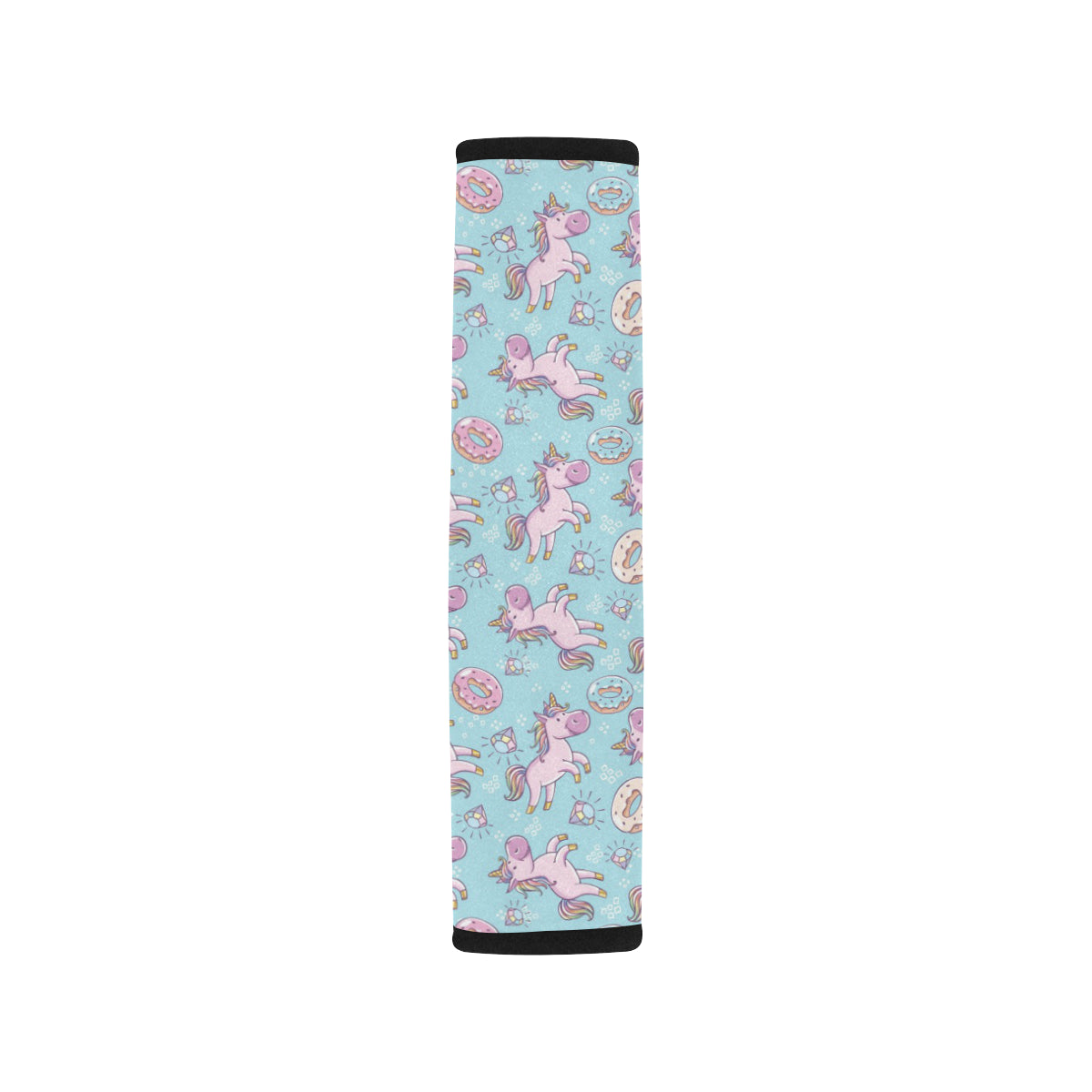 Donut Unicorn Pattern Print Design DN016 Car Seat Belt Cover