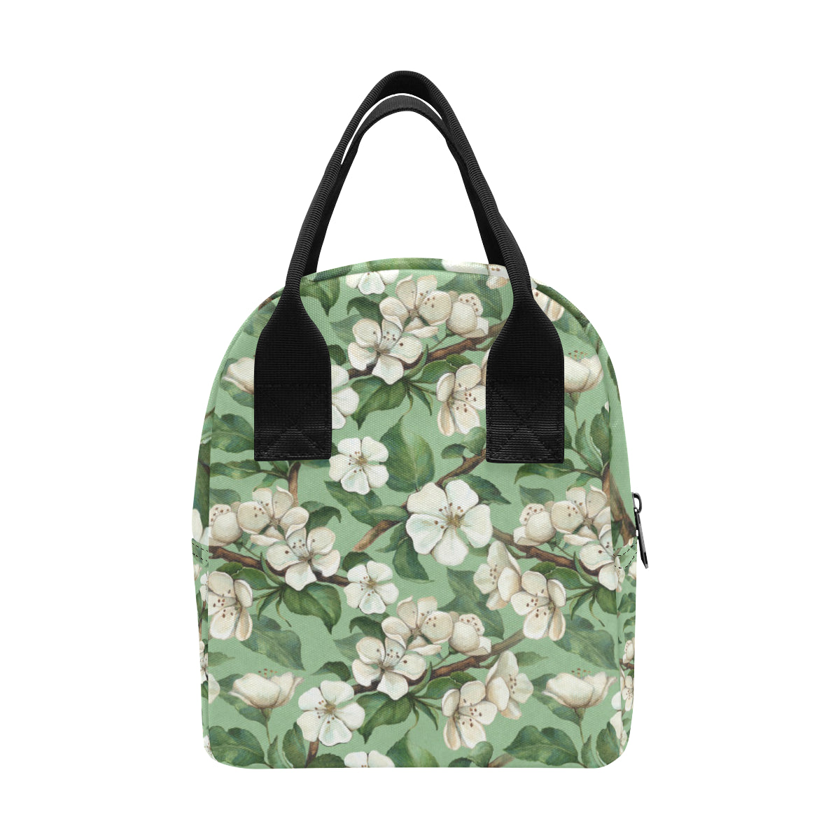 Apple blossom Pattern Print Design AB02 Insulated Lunch Bag