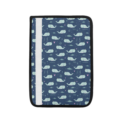 Narwhal Design Print Car Seat Belt Cover