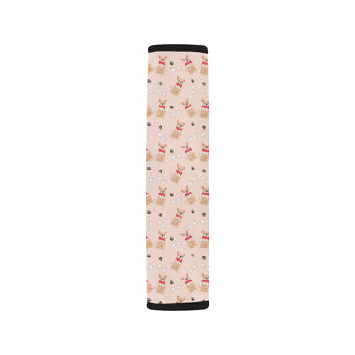 Chihuahua Pattern Print Design 04 Car Seat Belt Cover