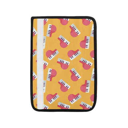 Piano Pattern Print Design 02 Car Seat Belt Cover