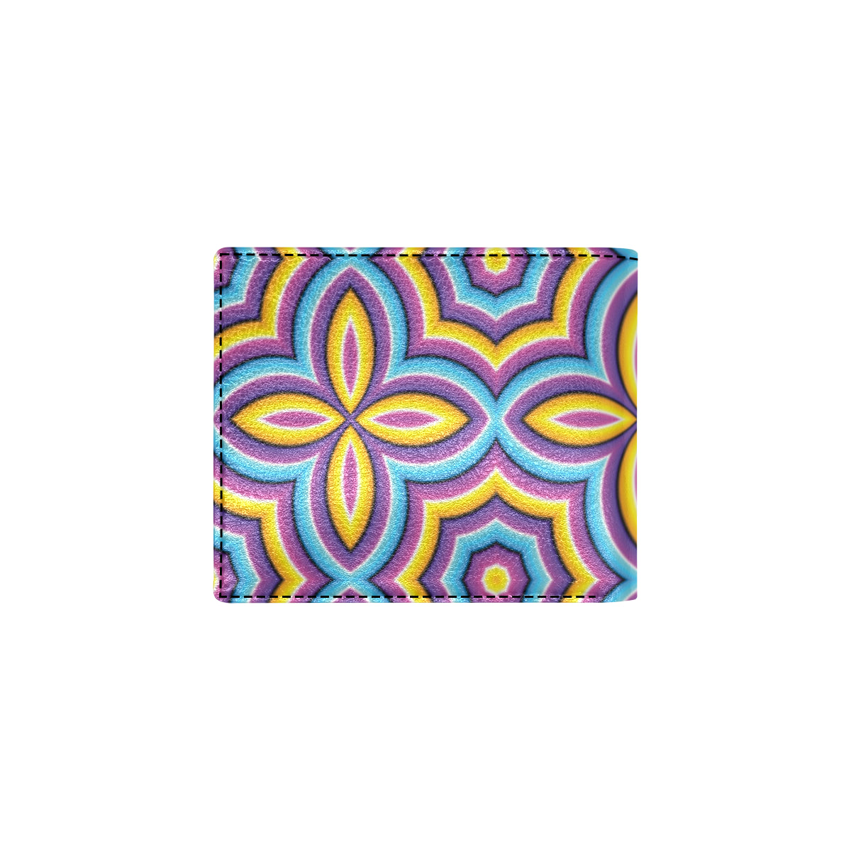 Optical illusion Pattern Print Design A03 Men's ID Card Wallet