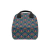 lotus Boho Pattern Print Design LO04 Insulated Lunch Bag