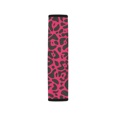 Cheetah Pink Print Pattern Car Seat Belt Cover