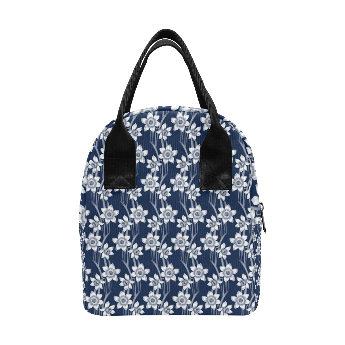 Daffodils Pattern Print Design DF09 Insulated Lunch Bag