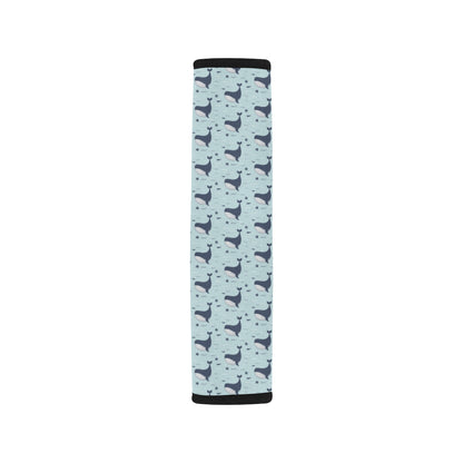 Whale Cute Design Themed Print Car Seat Belt Cover