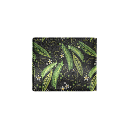 Peas Pattern Print Design A02 Men's ID Card Wallet