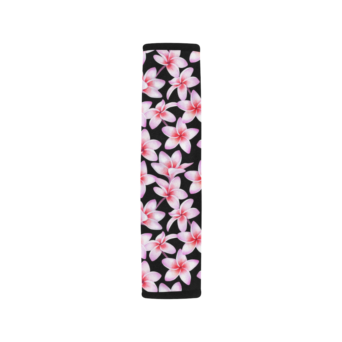 Pink Plumeria Pattern Print Design PM09 Car Seat Belt Cover