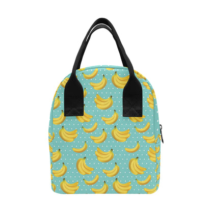 Banana Pattern Print Design BA02 Insulated Lunch Bag