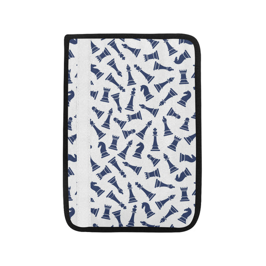 Chess Pattern Print Design 03 Car Seat Belt Cover