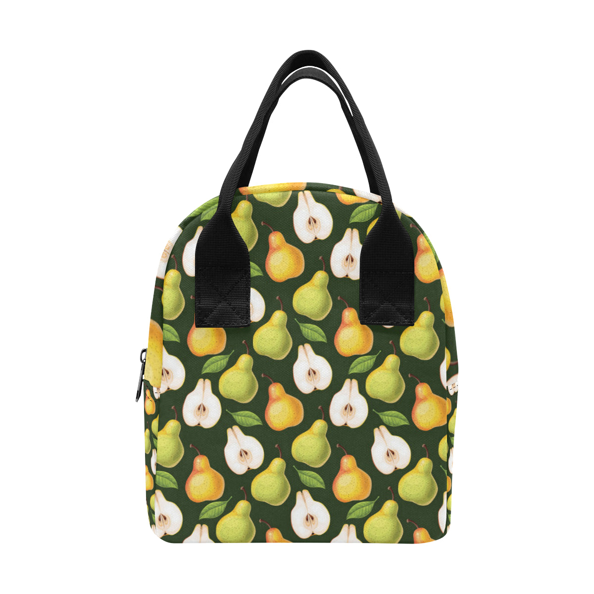 Pear Pattern Print Design PE06 Insulated Lunch Bag