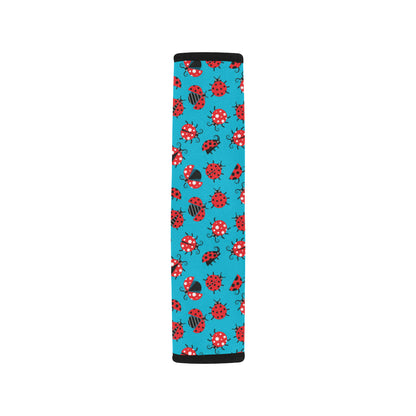 Ladybug Action Print Pattern Car Seat Belt Cover