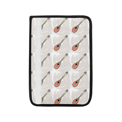 Mandolin Pattern Print Design 03 Car Seat Belt Cover
