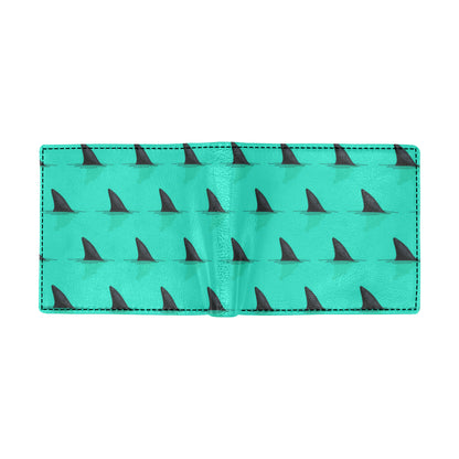 Shark Fin Pattern Men's ID Card Wallet