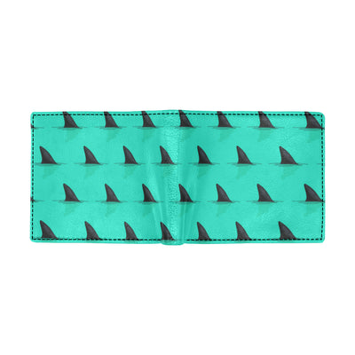 Shark Fin Pattern Men's ID Card Wallet