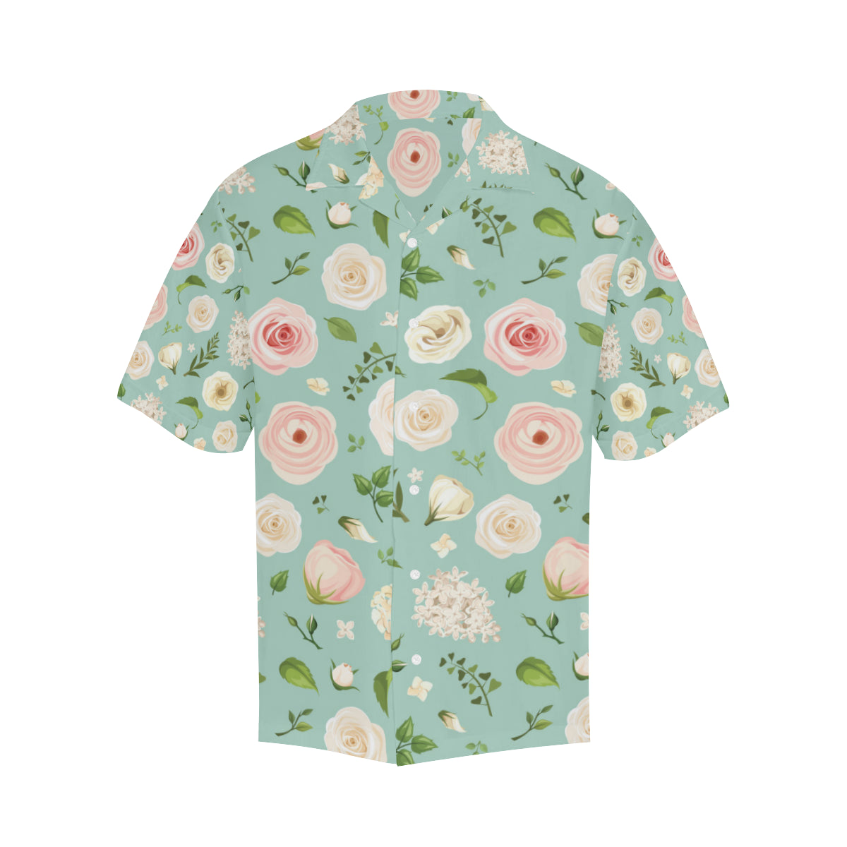 Lisianthus Pattern Print Design 01 Men's Hawaiian Shirt
