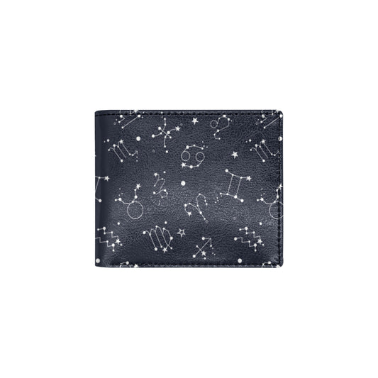 Constellation Pattern Print Design 05 Men's ID Card Wallet
