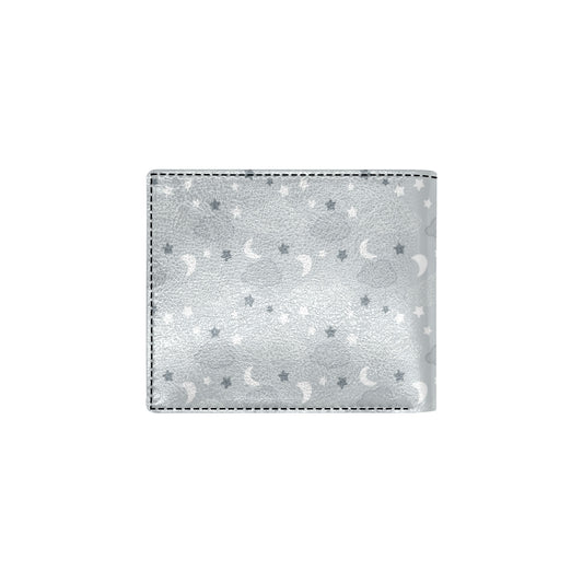 Cloud  Pattern Print Design 04 Men's ID Card Wallet