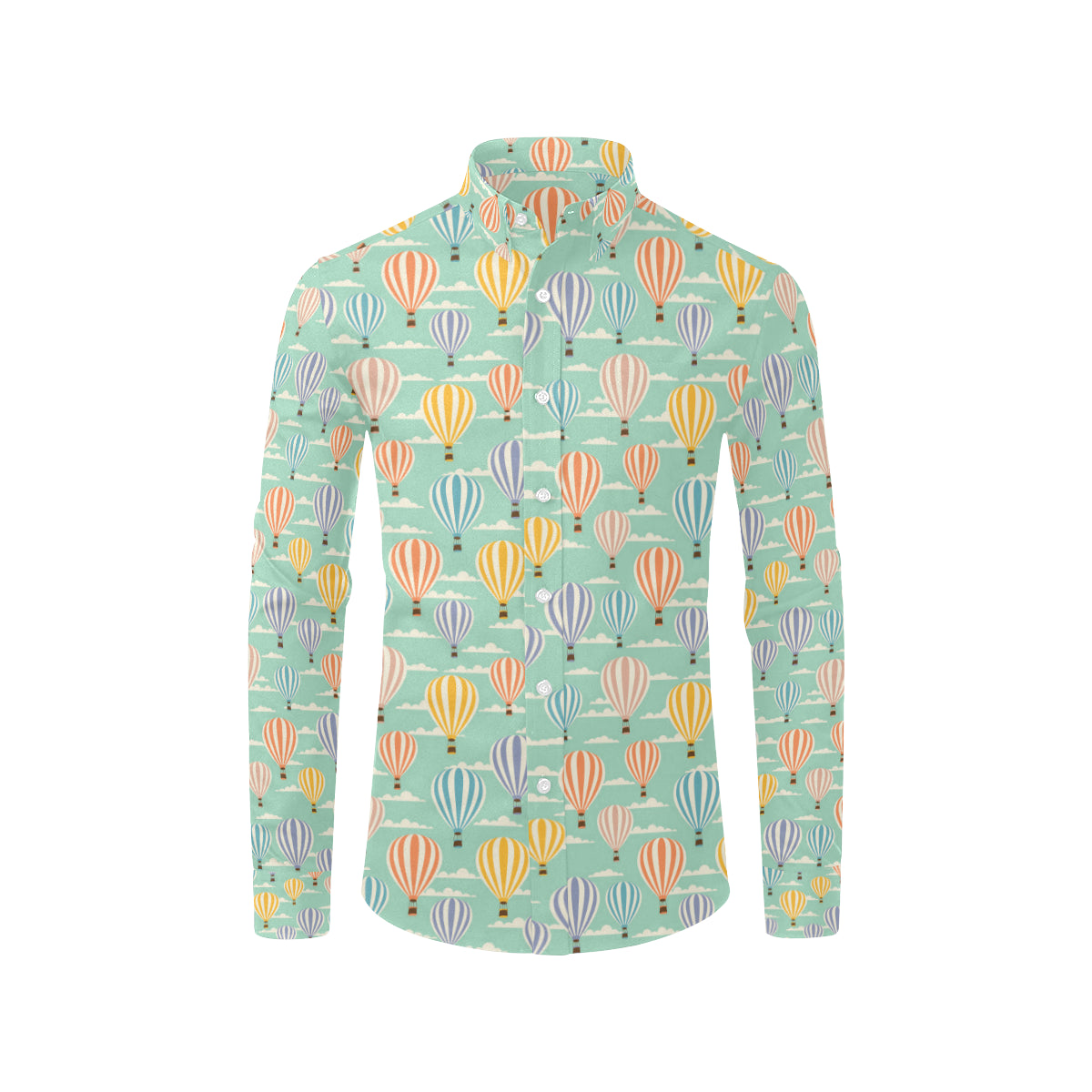 Ballon Pattern Print Design 01 Men's Long Sleeve Shirt