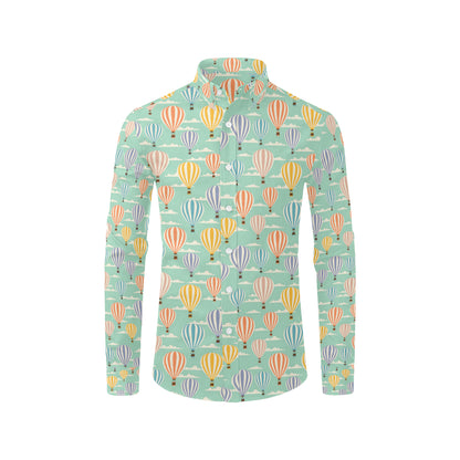 Ballon Pattern Print Design 01 Men's Long Sleeve Shirt