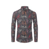 Dragonfly Pattern Print Design 01 Men's Long Sleeve Shirt