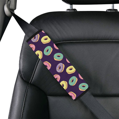 Donut Pattern Print Design DN08 Car Seat Belt Cover
