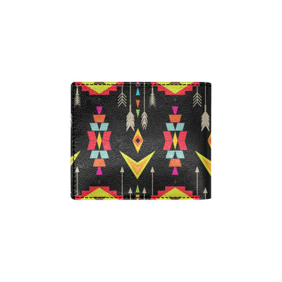 Native Pattern Print Design A05 Men's ID Card Wallet