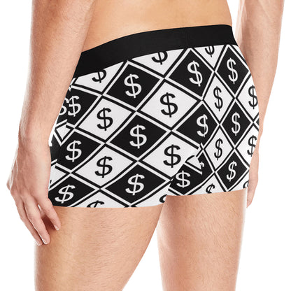 Money Pattern Print Design 04 Men's Boxer Briefs