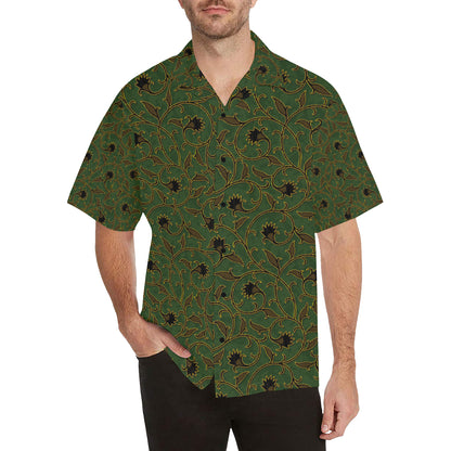 Brocade Pattern Print Design 02 Men's Hawaiian Shirt
