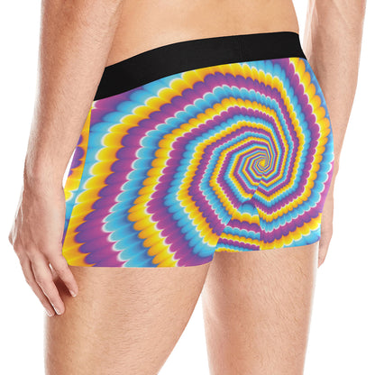 Optical illusion Pattern Print Design A04 Men's Boxer Briefs