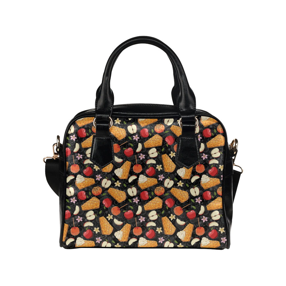 Apple Pie Pattern Print Design 01 Shoulder Handbag