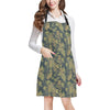 Camouflage Tropical Pattern Print Design 04 Apron with Pocket