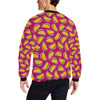Taco Pattern Print Design TC01 Men Long Sleeve Sweatshirt