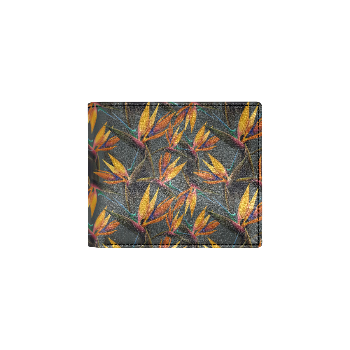 Bird Of Paradise Pattern Print Design 01 Men's ID Card Wallet