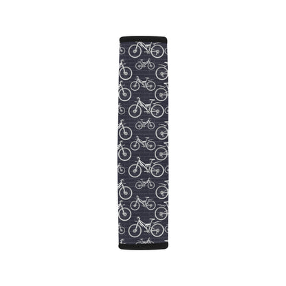 Mountain bike Pattern Print Design 02 Car Seat Belt Cover