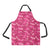 Camo Pink Pattern Print Design 01 Apron with Pocket