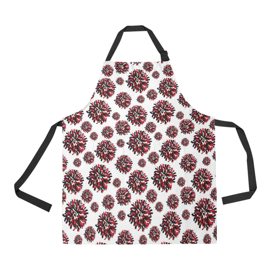 Cheerleader Pattern Print Design 01 Apron with Pocket