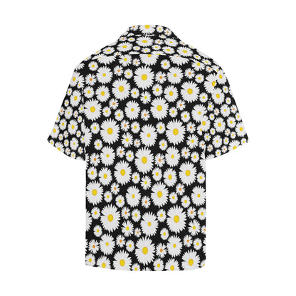 Daisy Pattern Print Design 01 Men's Hawaiian Shirt