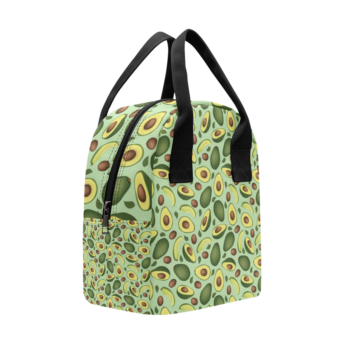 Avocado Pattern Print Design AC01 Insulated Lunch Bag