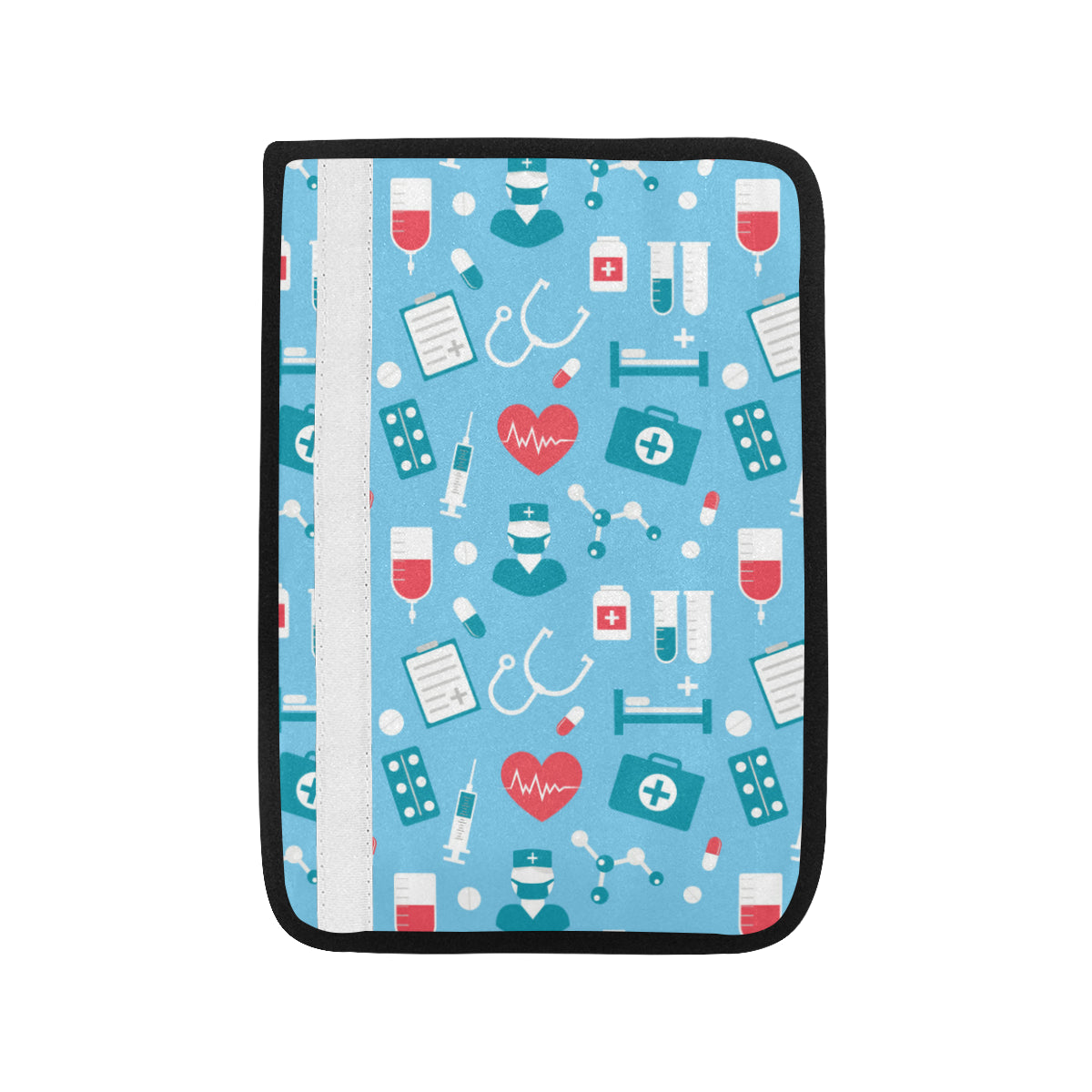 Nurse Pattern Print Design A03 Car Seat Belt Cover