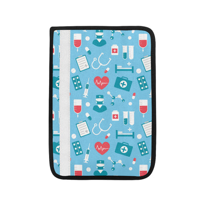 Nurse Pattern Print Design A03 Car Seat Belt Cover