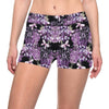 Lavender Pattern Print Design LV06 Yoga Shorts