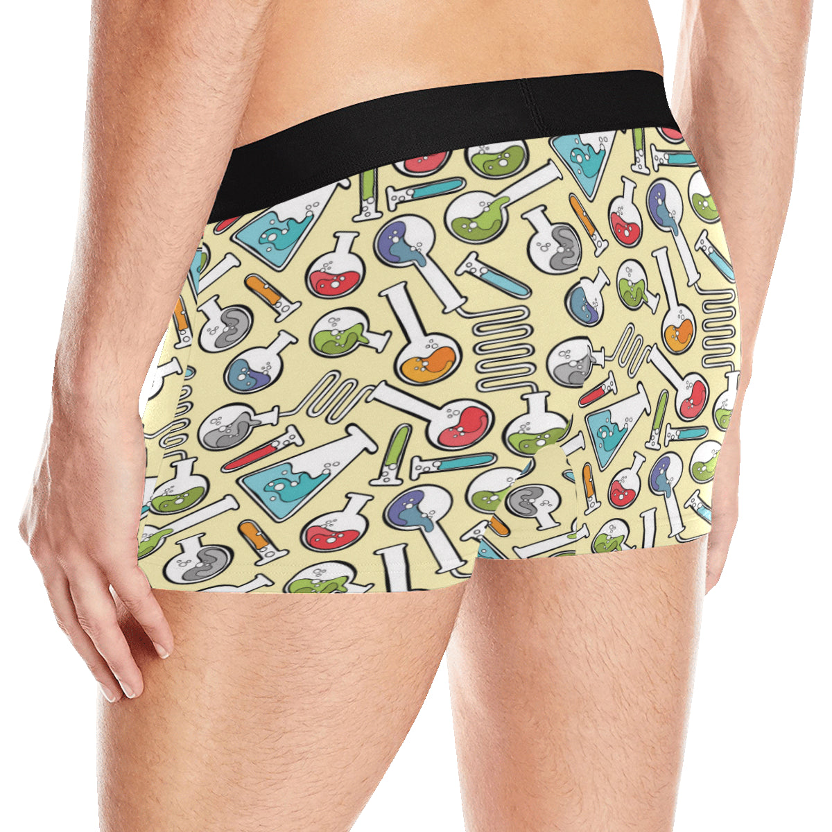 Chemical Pattern Print Design 04 Men's Boxer Briefs