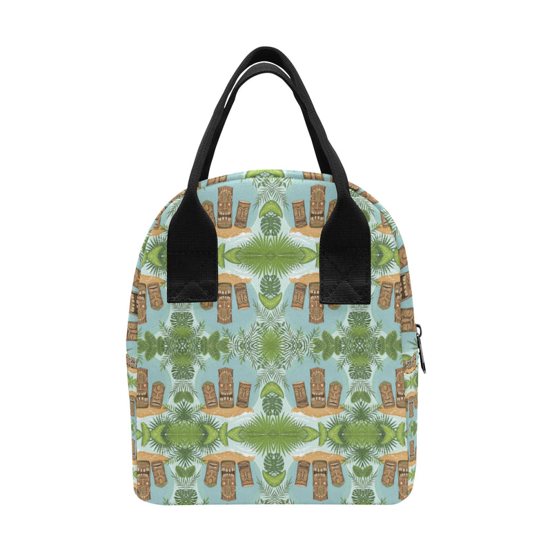 Tiki Wood Island Insulated Lunch Bag