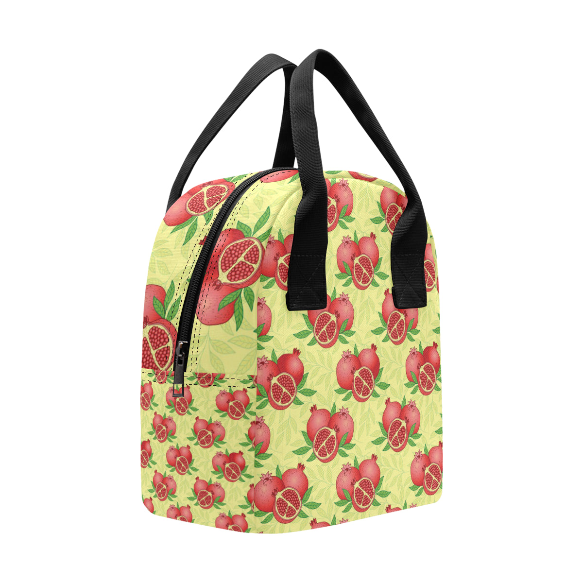 Pomegranate Pattern Print Design PG07 Insulated Lunch Bag
