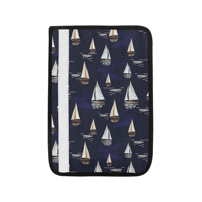 Sailing Ships Pattern Print Design A05 Car Seat Belt Cover